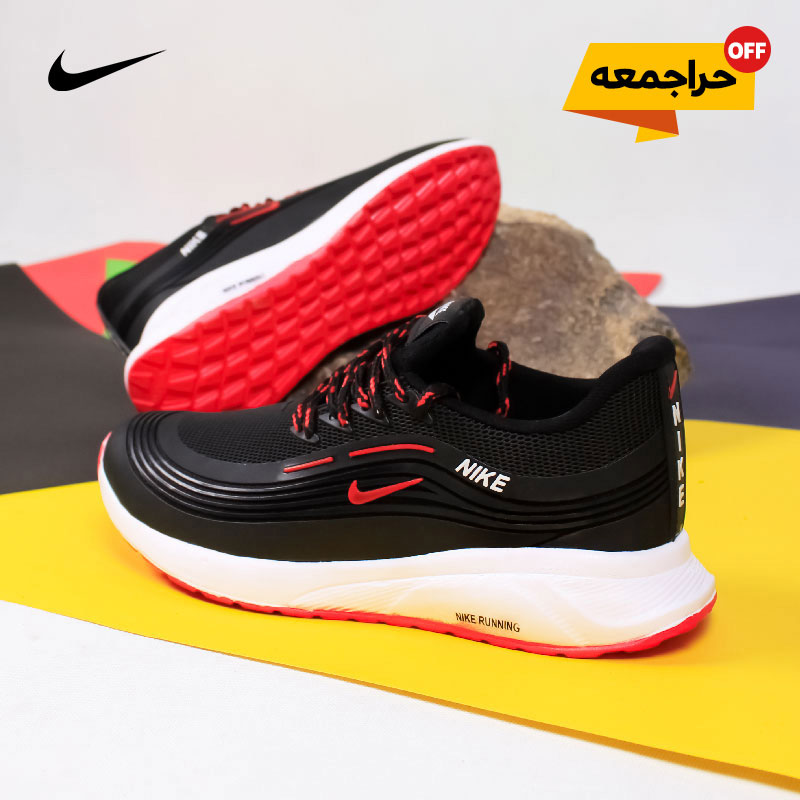 کفش مردانه Nike مدل Ran مشکی قرمز