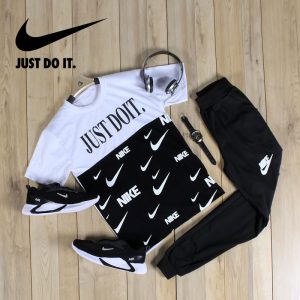 ست تیشرت شلوار Nike مدل Bizak سفید