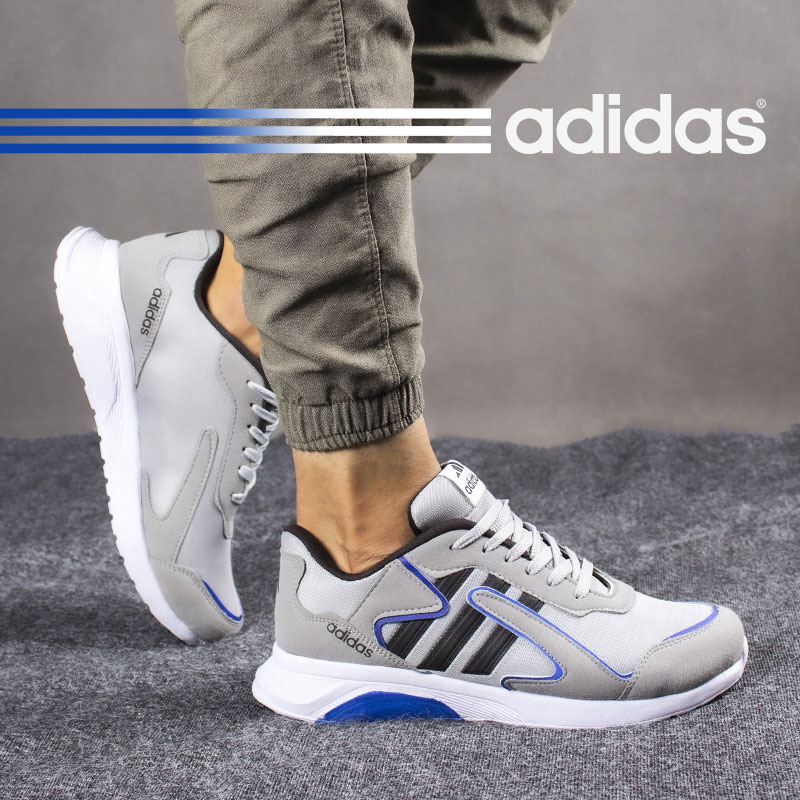 کفش مردانه adidas مدل Lazio طوسی مشکی