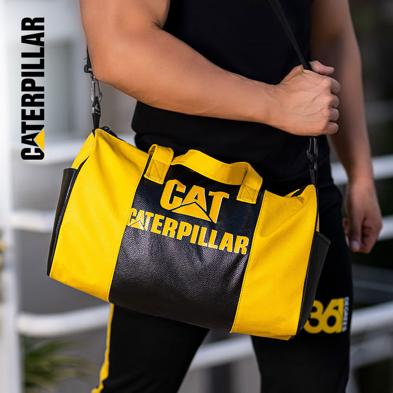ساک ورزشی CAT مدل ERPILLAR مشکی زرد