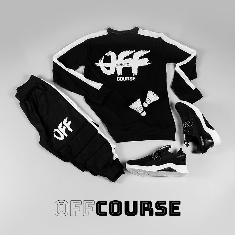 ست بلوز شلوار مردانهCOURSE مشکی