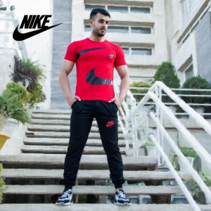 ست تیشرت شلوار Nike مدل Morfia قرمز