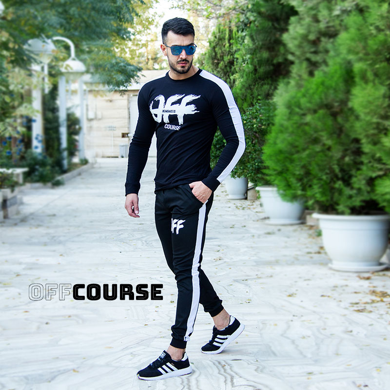 ست بلوز شلوار مردانهCOURSE مشکی