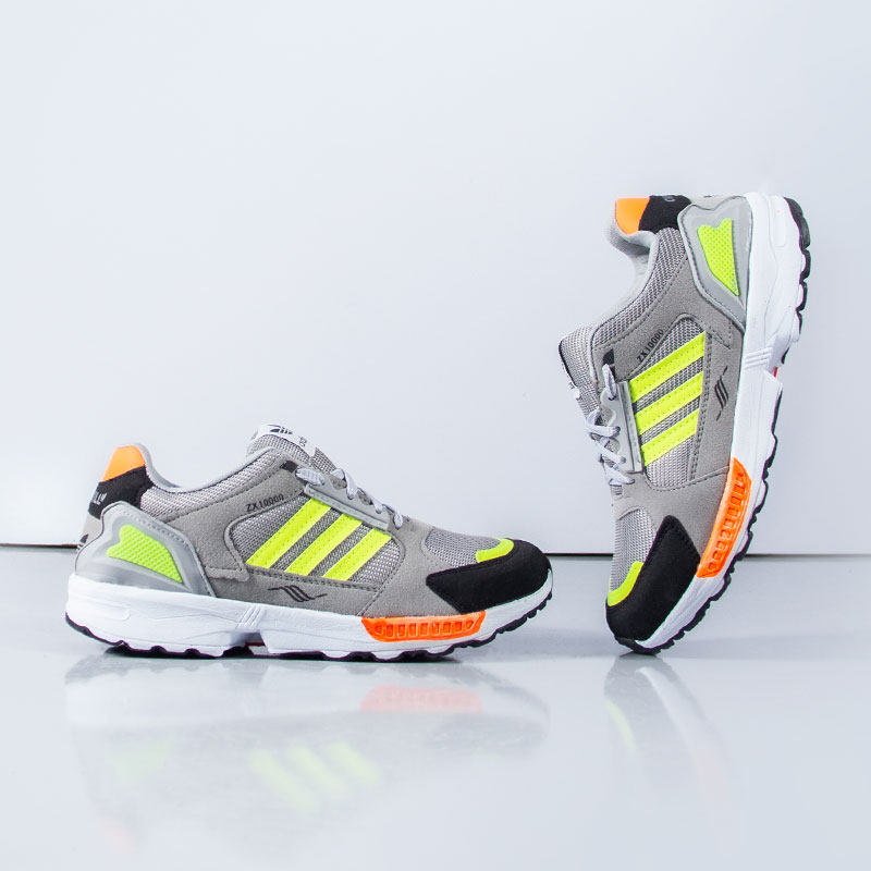 کفش مردانه adidas مدل ZX طوسی سبز
