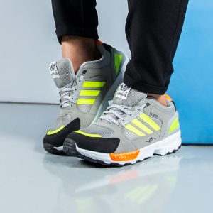 کفش مردانه adidas مدل ZX طوسی سبز