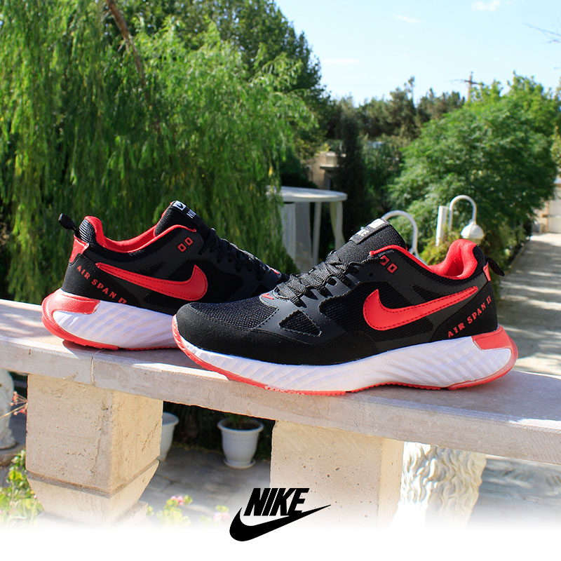کفش مردانه Nike مدل Span مشکی قرمز