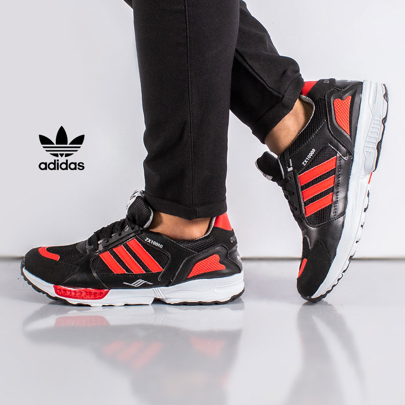 کفش مردانه adidas مدل ZX مشکی قرمز
