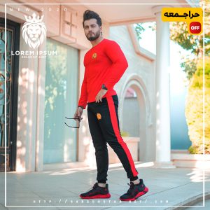 ست بلوز شلوار Pasel قرمز