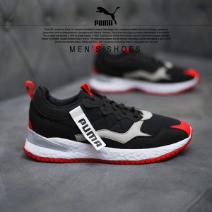 کفش مردانه PUMA مدل Chloe مشکی قرمز