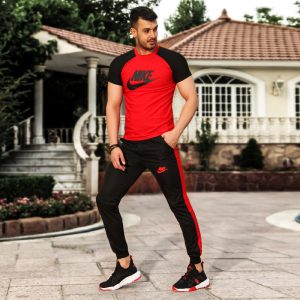 ست تیشرت شلوار Nike مدل Adash قرمز
