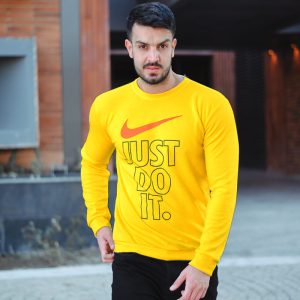 بلوز مردانه Nike مدل Just زرد
