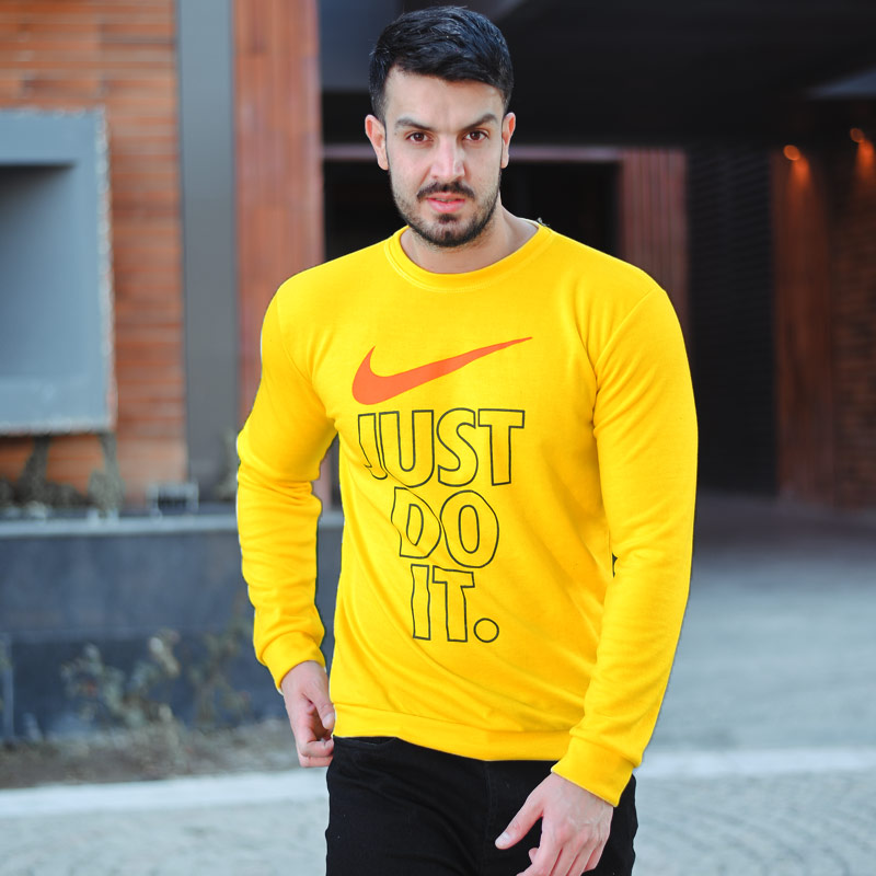 بلوز مردانه Nike مدل Just زرد