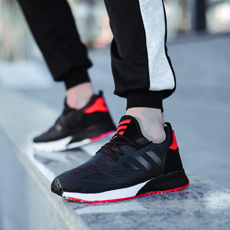 کفش مردانه adidas مدل aqua مشکی قرمز
