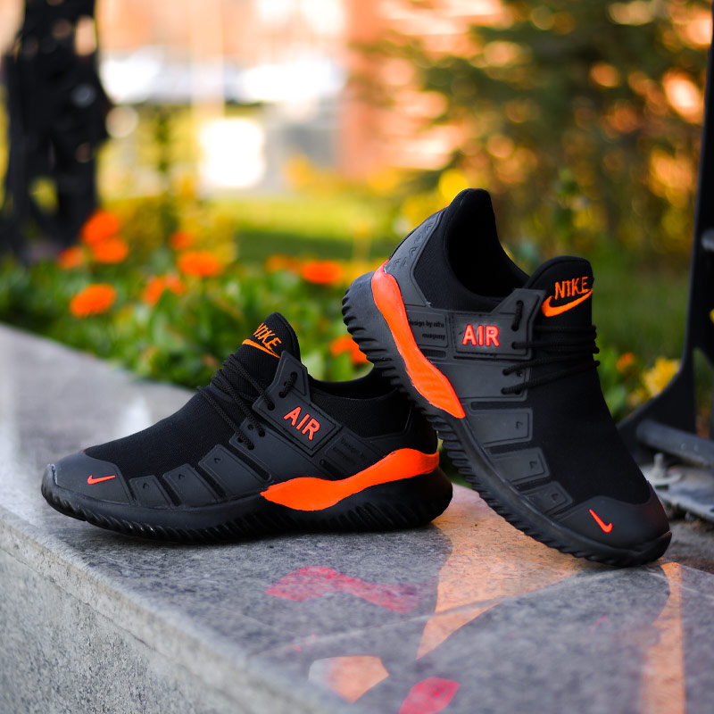 کفش مردانه Nike مدل Air 2021 مشکی نارنجی