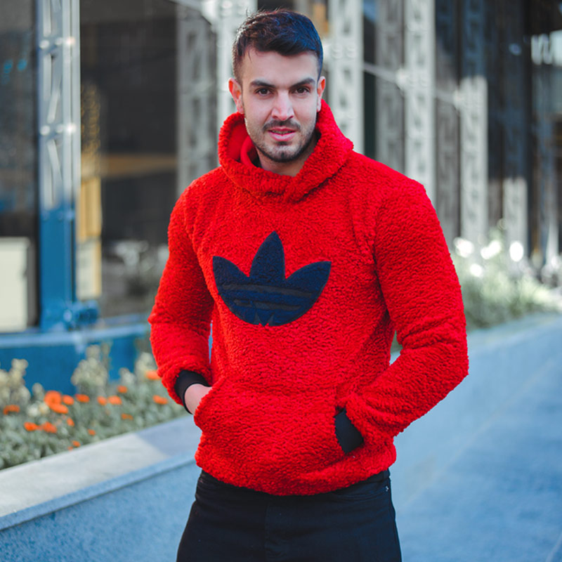 سویشرت مردانه adidas مدل shaniya قرمز