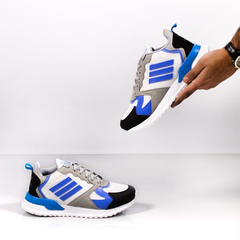 کفش مردانه adidas مدل jihoon سفیدآبی