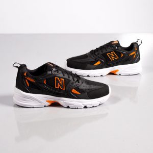کفش New balanc مدل running مشکی نارنجی