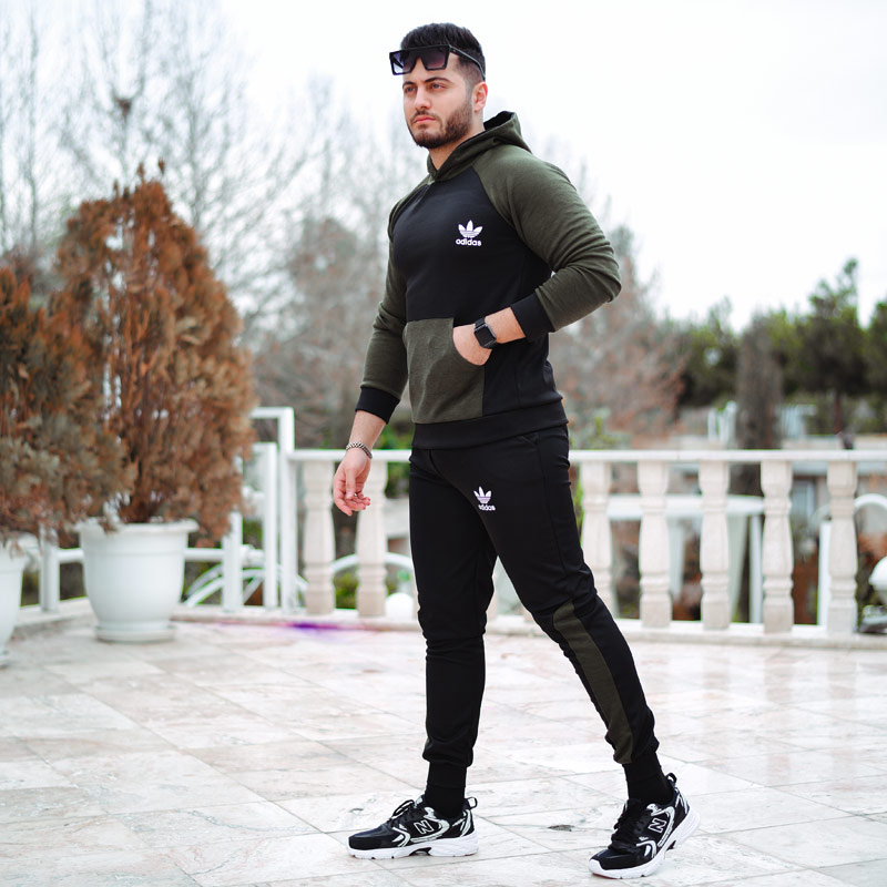 سویشرت شلوار adidas مدل glass سبز