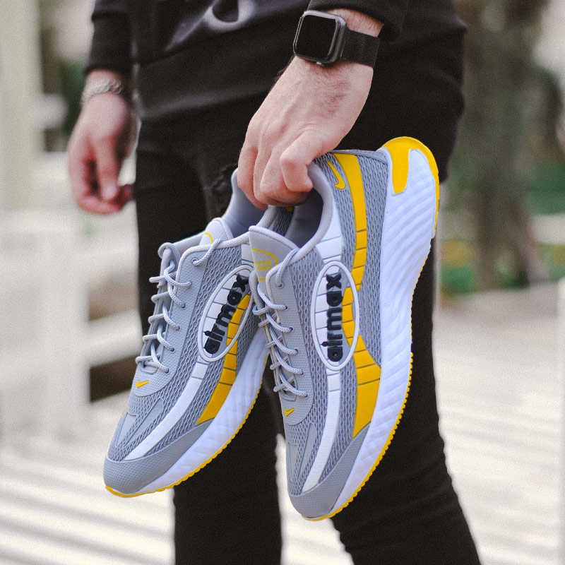 کفش مردانه Nike مدل STRIPE زرد