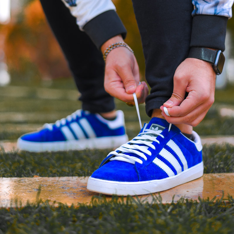 کفش مردانه adidas مدل STREIFEN سورمه ای