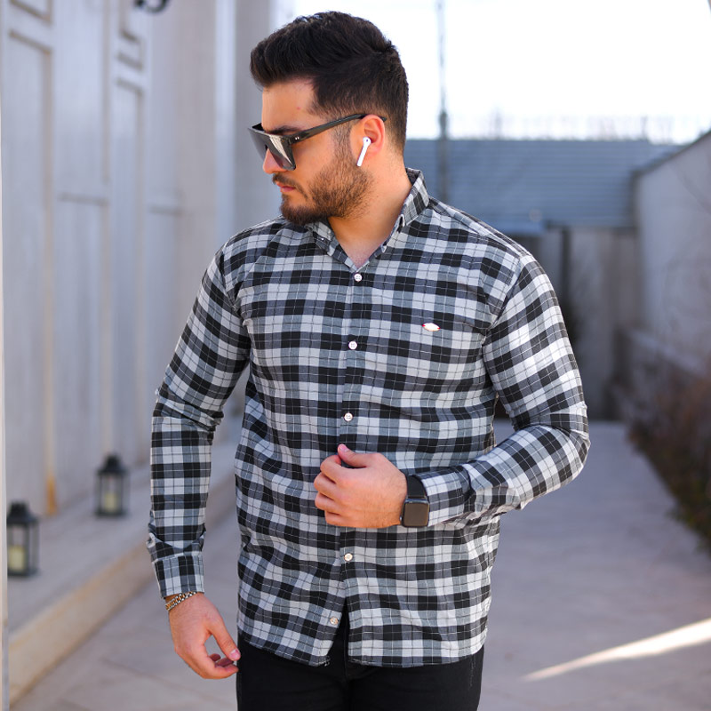 پیراهن مردانه مدل Nihad طوسی