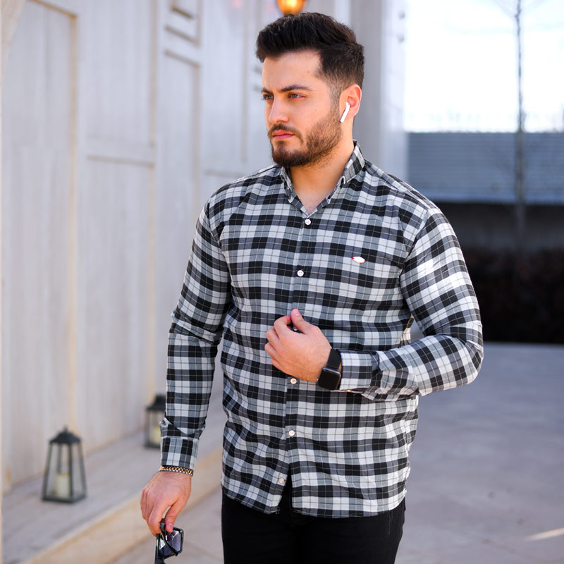 پیراهن مردانه مدل Nihad طوسی