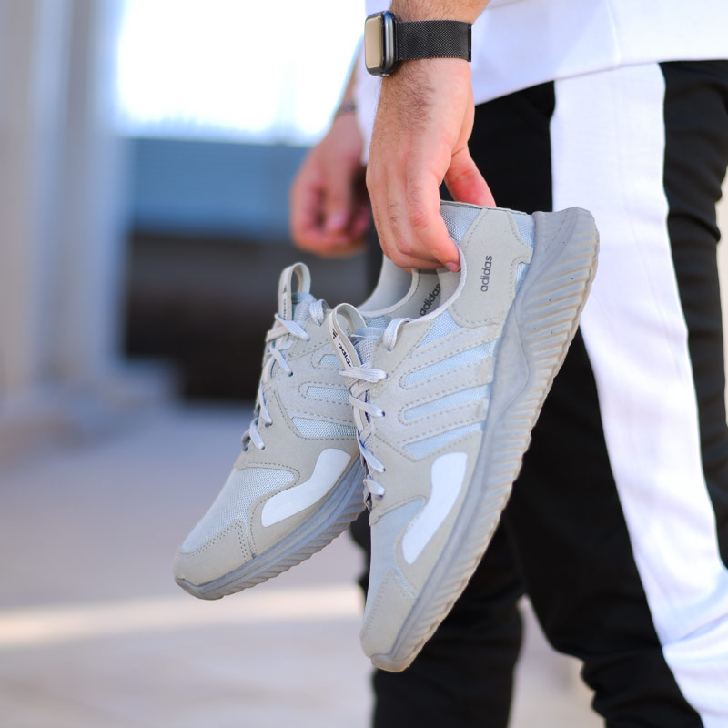کفش مردانه adidas مدل pirooze طوسی