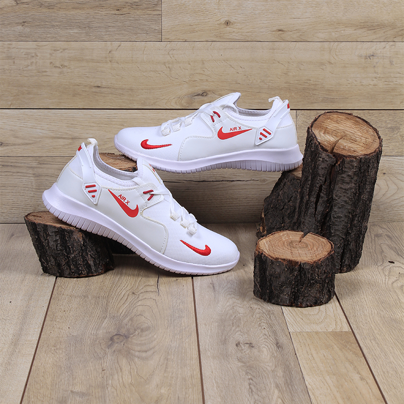 کفش مردانه Nike مدل Adi سفید قرمز