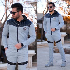 سویشرت شلوار مردانه مدل Toofan طوسی