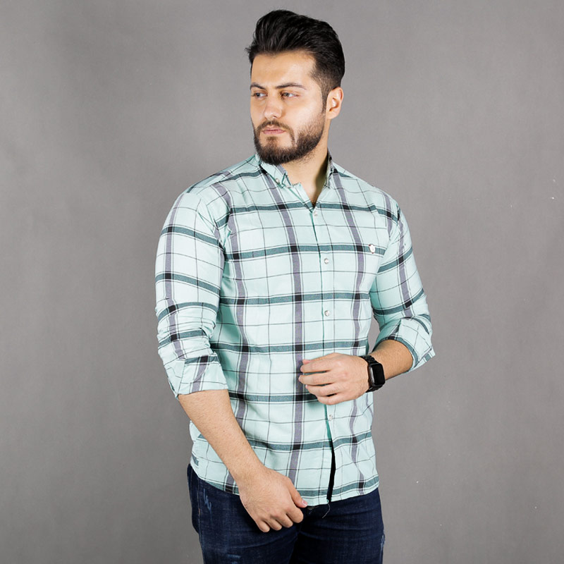 پیراهن مردانه مدل Lavin سبز