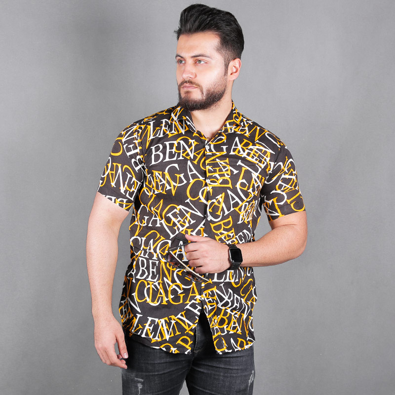 پیراهن مردانه مدل ALTIN زرد
