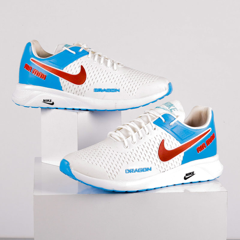 کفش مردانه Nike مدل Monako سفید آبی