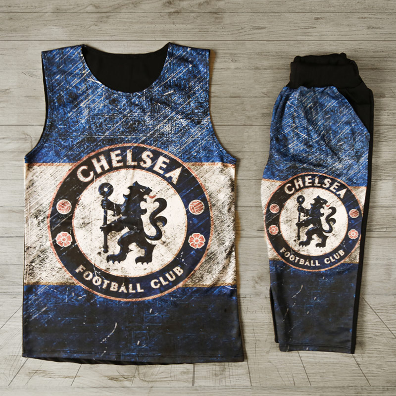 ست تاپ شلوارک مردانه مدل CHELSEA مدل CLUB