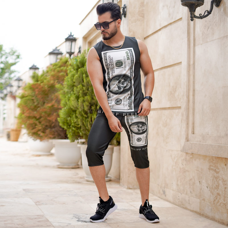 ست تاپ شلوارک مردانه مدل FRANKLlN