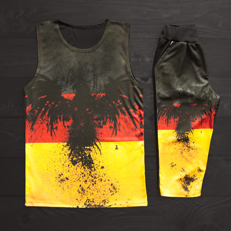 ست تاپ شلوارک مردانه مدل emad