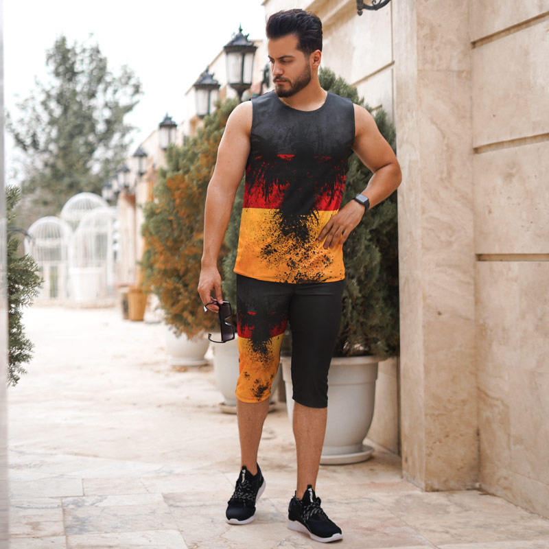 ست تاپ شلوارک مردانه مدل emad