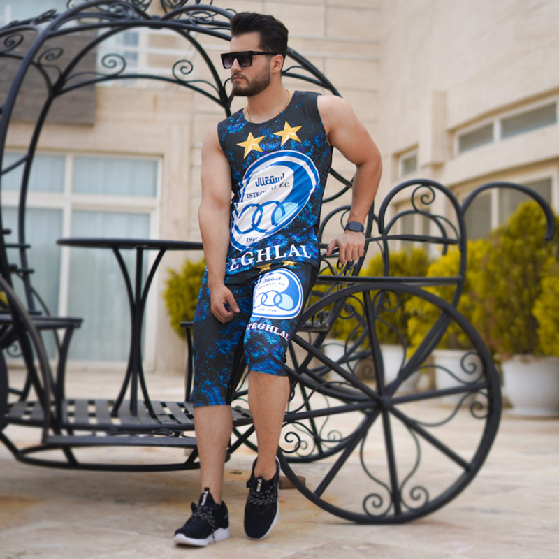 ست تاپ شلوارک مردانه مدل esteghlal