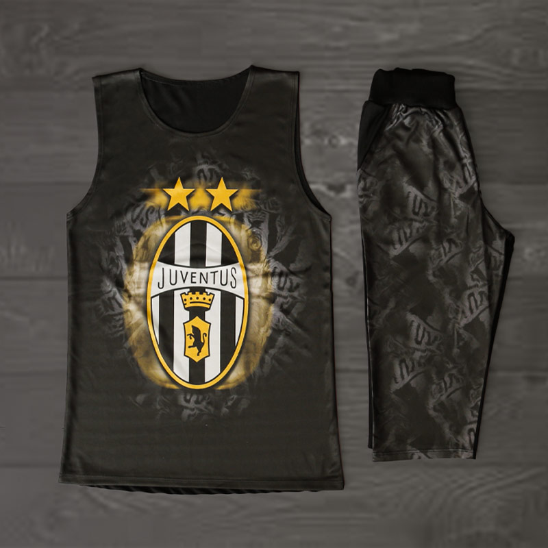 ست تاپ شلوارک مردانه juventus مدل Careh
