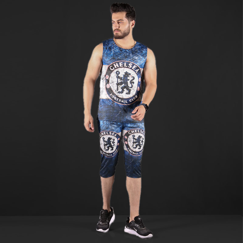 ست تاپ شلوارک مردانه مدل CHELSEA مدل CLUB