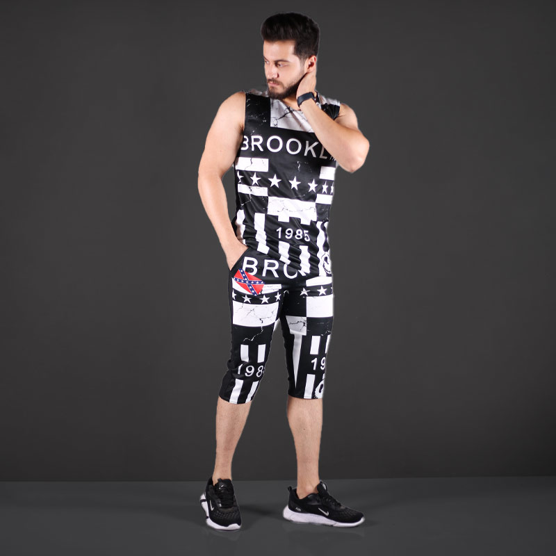 ست تاپ شلوارک مردانه مدل aydin