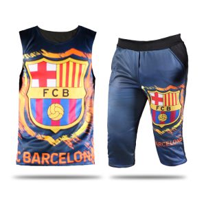 ست تاپ شلوارک مردانه مدل FCB