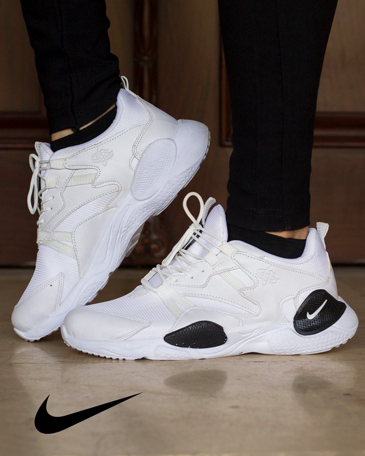 کفش مردانه Nike مدل Madrid سفید مشکی