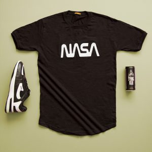 تیشرت مردانه مدل NASA مشکی