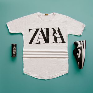 تیشرت مردانه مدل ZARA سفید