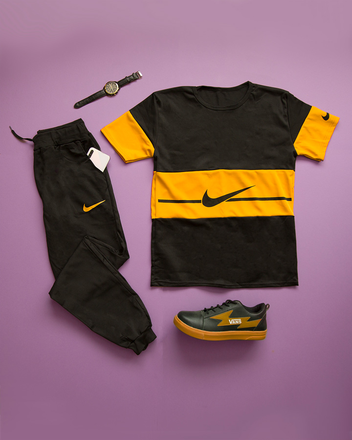 ست تیشرت شلوار nike مدل makron