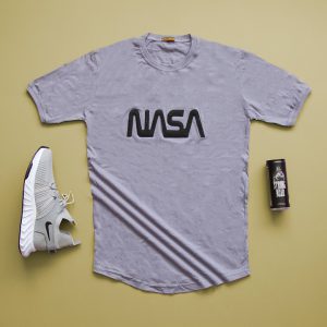 تیشرت مردانه مدل NASA طوسی