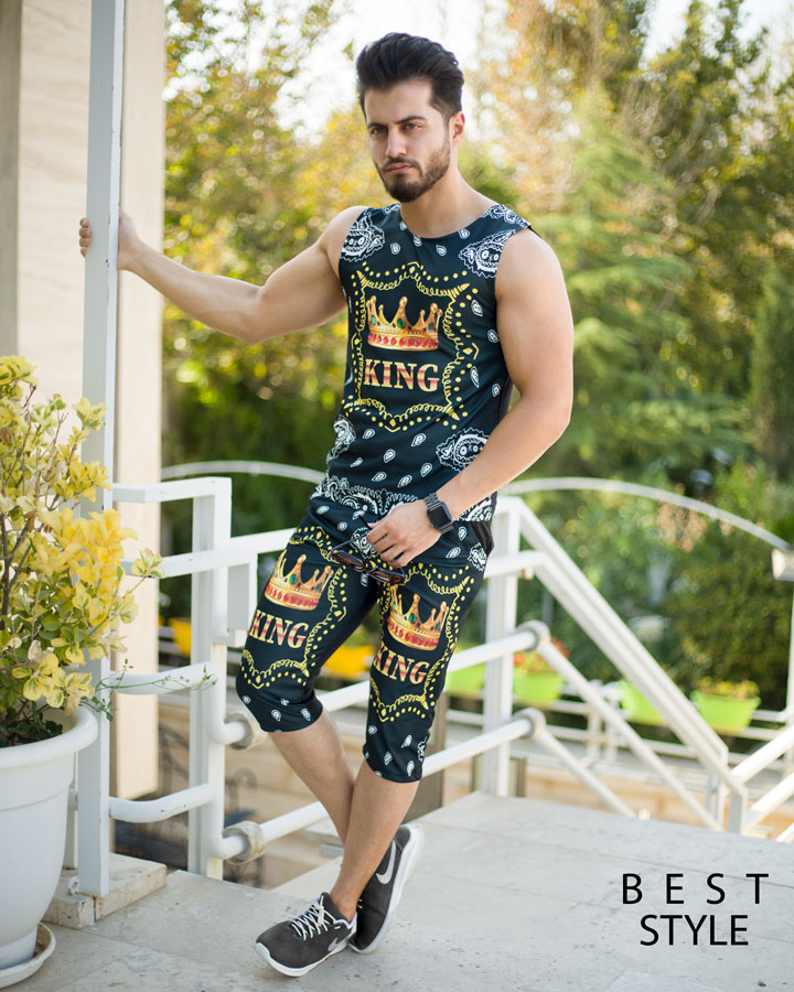 تاپ شلوارک مردانه King مدل Lavia