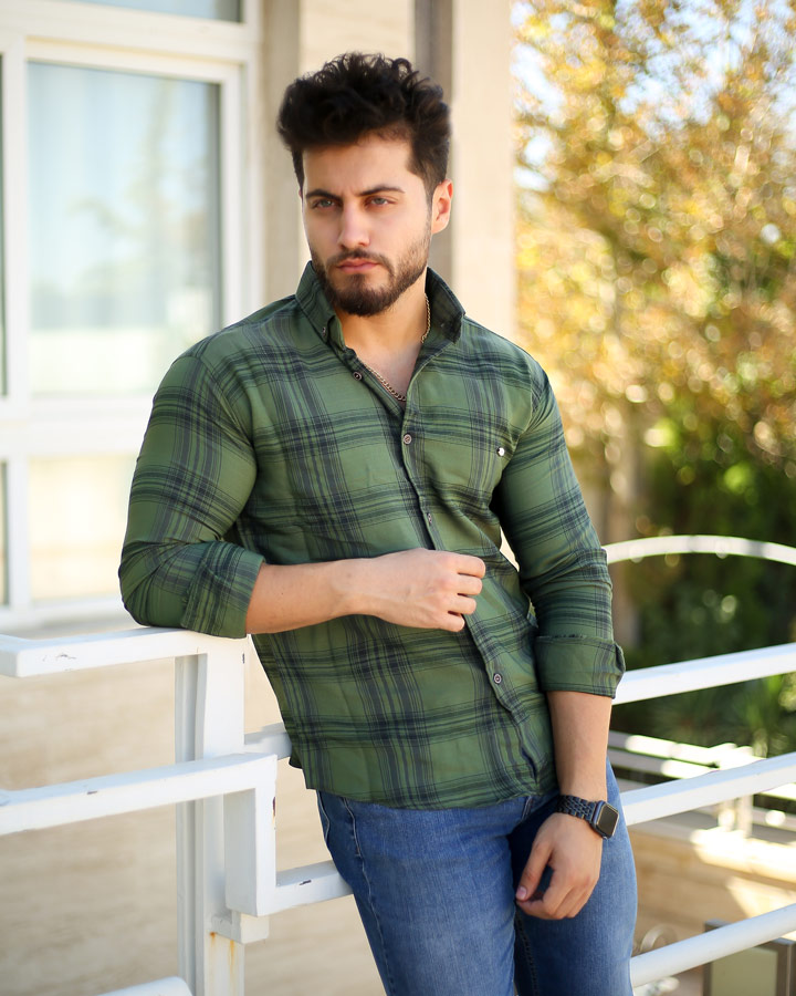 پیراهن مردانه WHI سبز