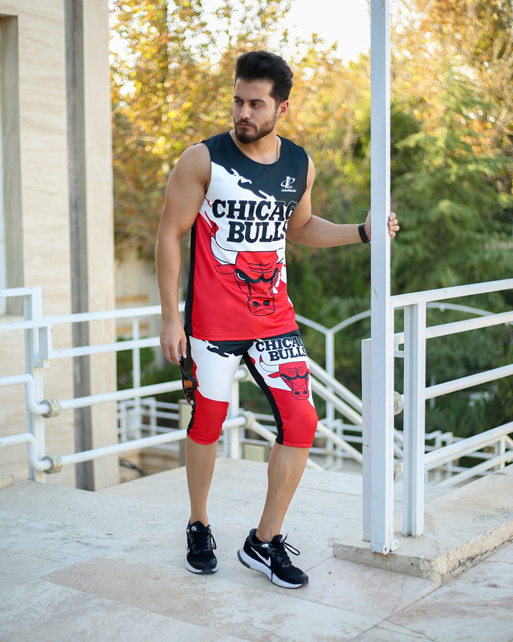 ست تاپ شلوارک bulls مدل sidona