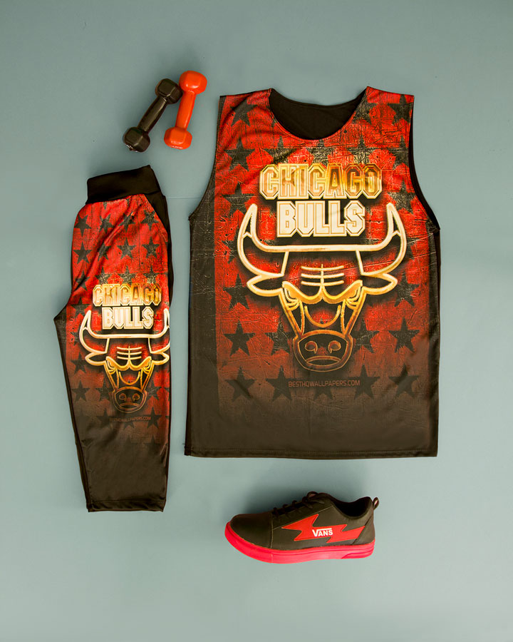 ست تاپ شلوارک مردانه مدل bulls